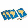 Four maps of South America