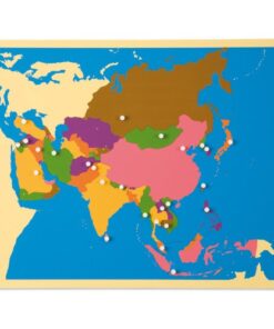 puzzle map of asia