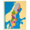 puzzle map of sweden