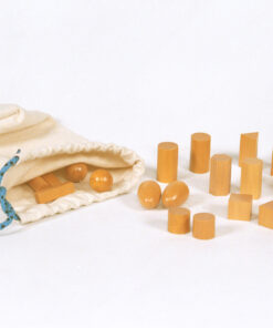 mystery bag , geometric shapes