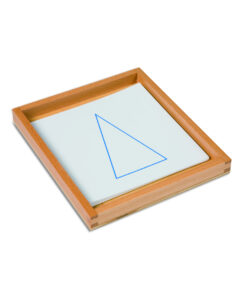 demonstration tray , geometric cards