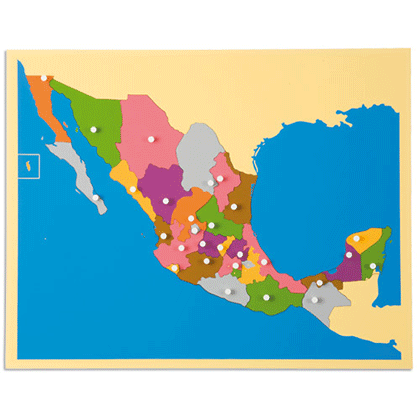 puzzle map of mexico 1 puzzle map of mexico