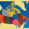 puzzle map of canada