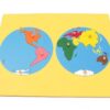 puzzle map of continents
