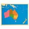 puzzle map of australia