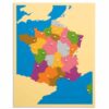 puzzle map of france