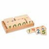 Small Number Cards, Wooden 1-9000